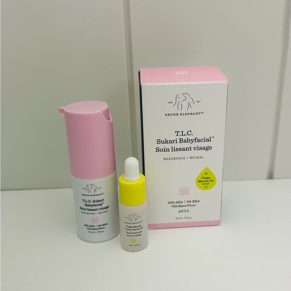 Drunk Elephant T.L.C. Sukari Babyfacial™ Midi Barely Used